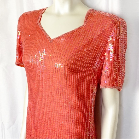Vintage Jean for Joseph Le Bon Sequin Sheath Dress - Picture 2 of 8